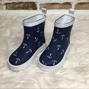 H&M Toddler anchor rain boots sailor anchor
